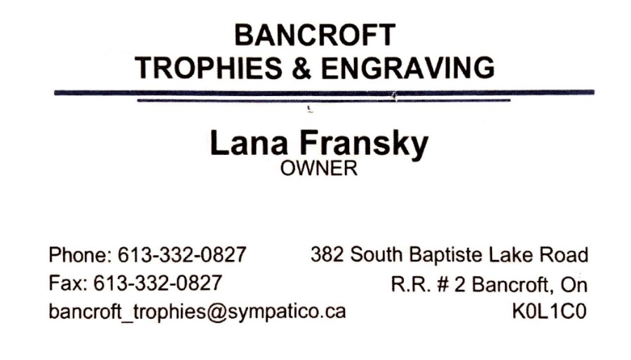 Bancroft Trophies & Engraving