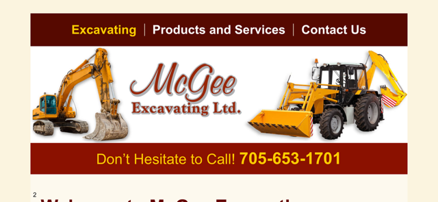 McGee Excavating Ltd.